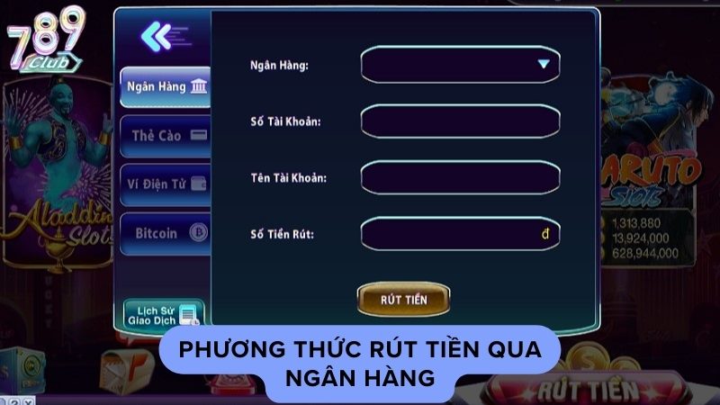 Các phương thức đa dạng rút tiền 789club